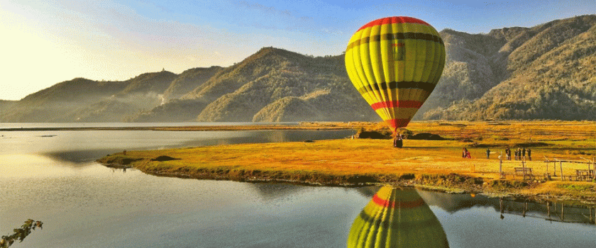 Hot Air Balloon in Pokhara