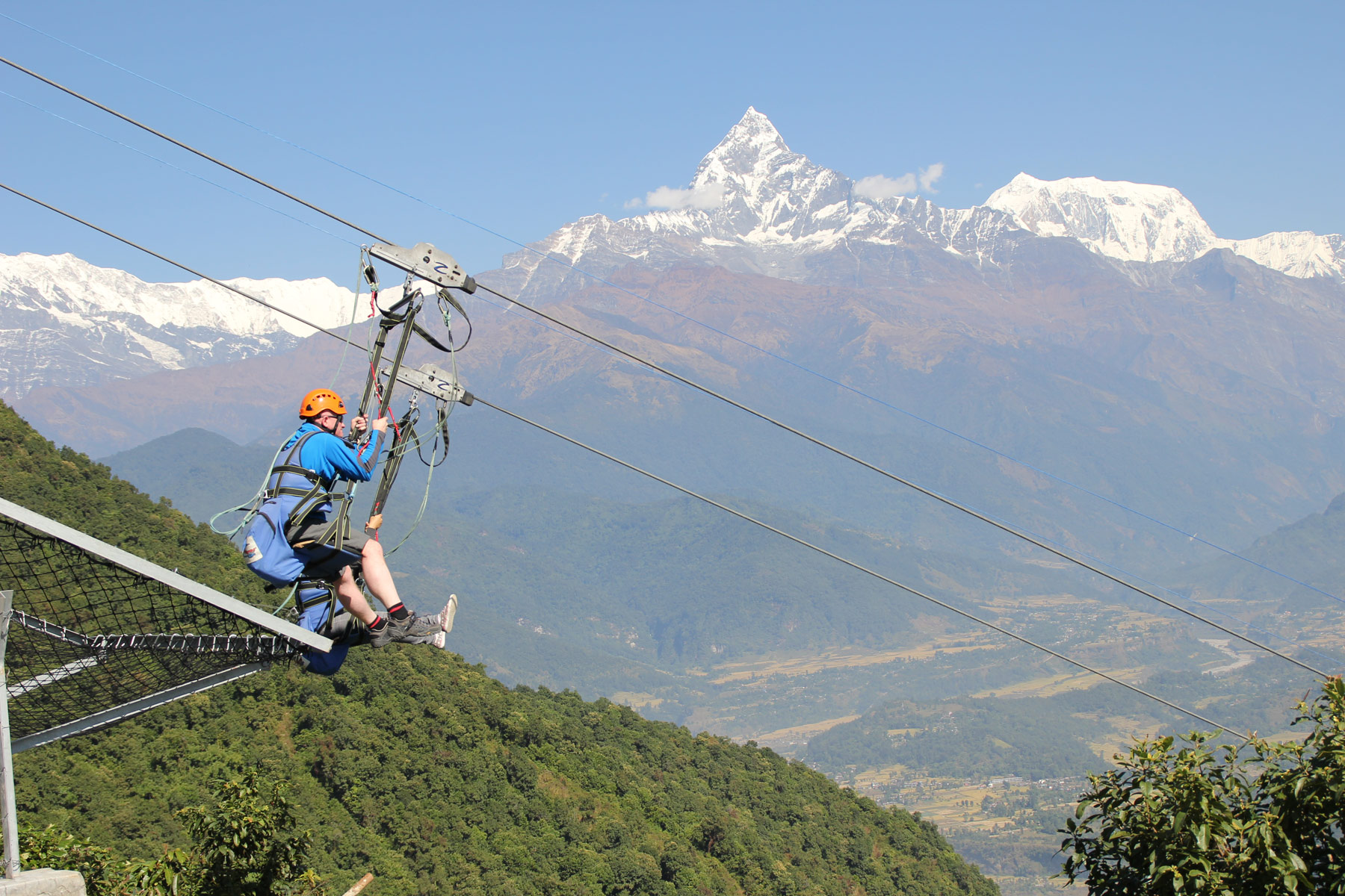 Zipline in Pokhara: Classic and Superman Zipline