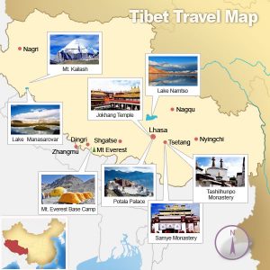 Tibet Travel Map