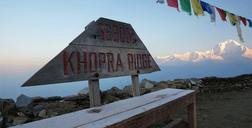 khopra danda for winter trek in Nepal