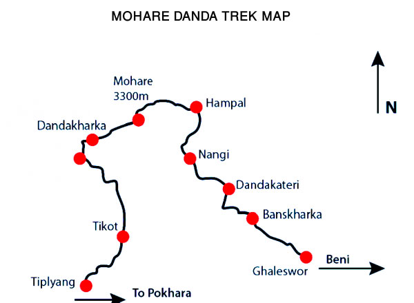 Mohare Danda Trek Nepal, Itinerary Distance Km, Mohare Danda Trek Cost ...